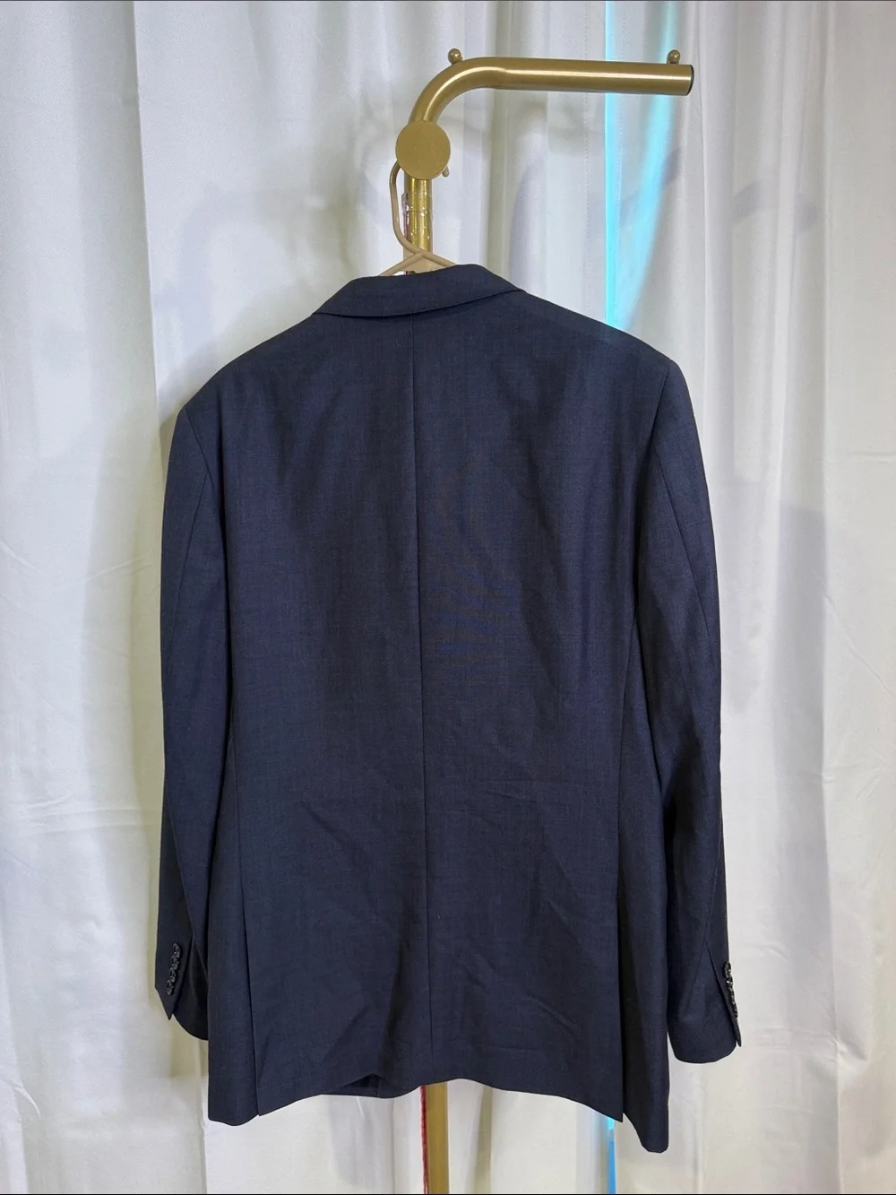 J Crew Ludlow Suit Jacket 38 Tollegno 1900 Fabric Double Vent Cotton Pique